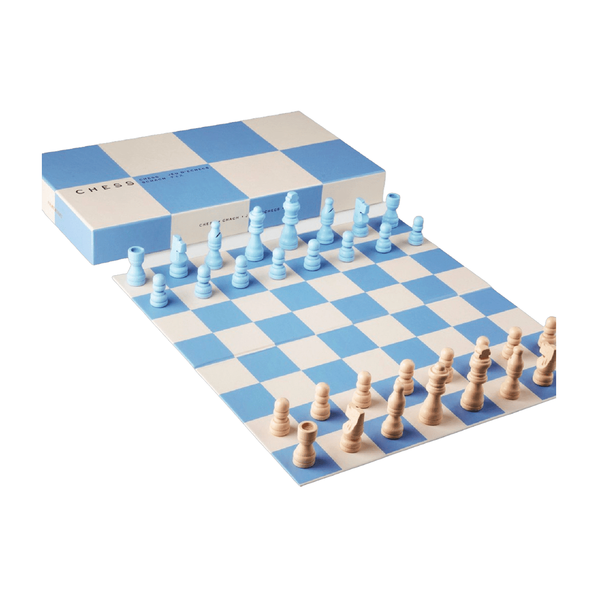 Jeu d'échecs bleu et blanc - Printworks - The Cool Republic