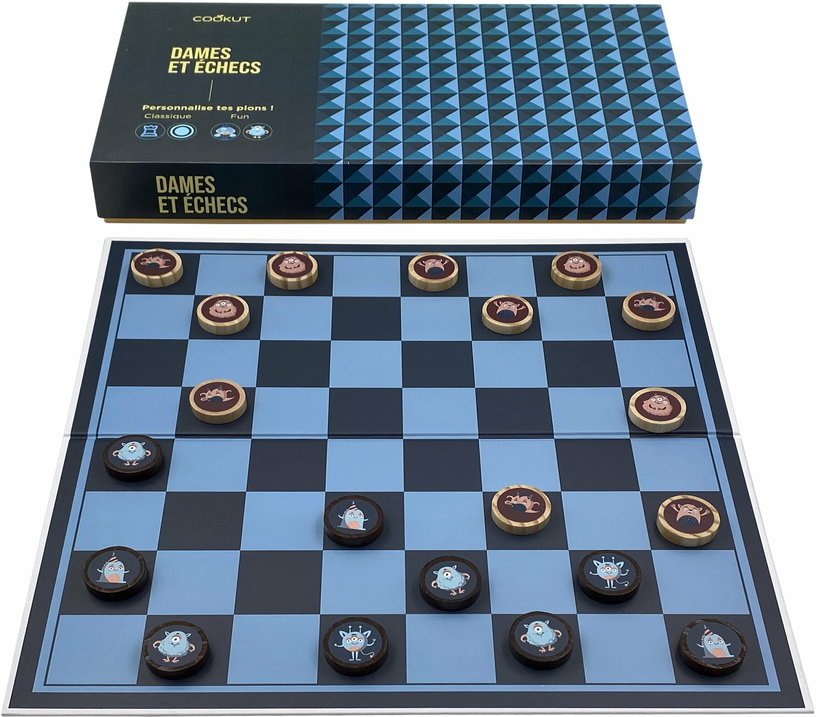 Jeu d'échecs et dames - Cookut - The Cool Republic