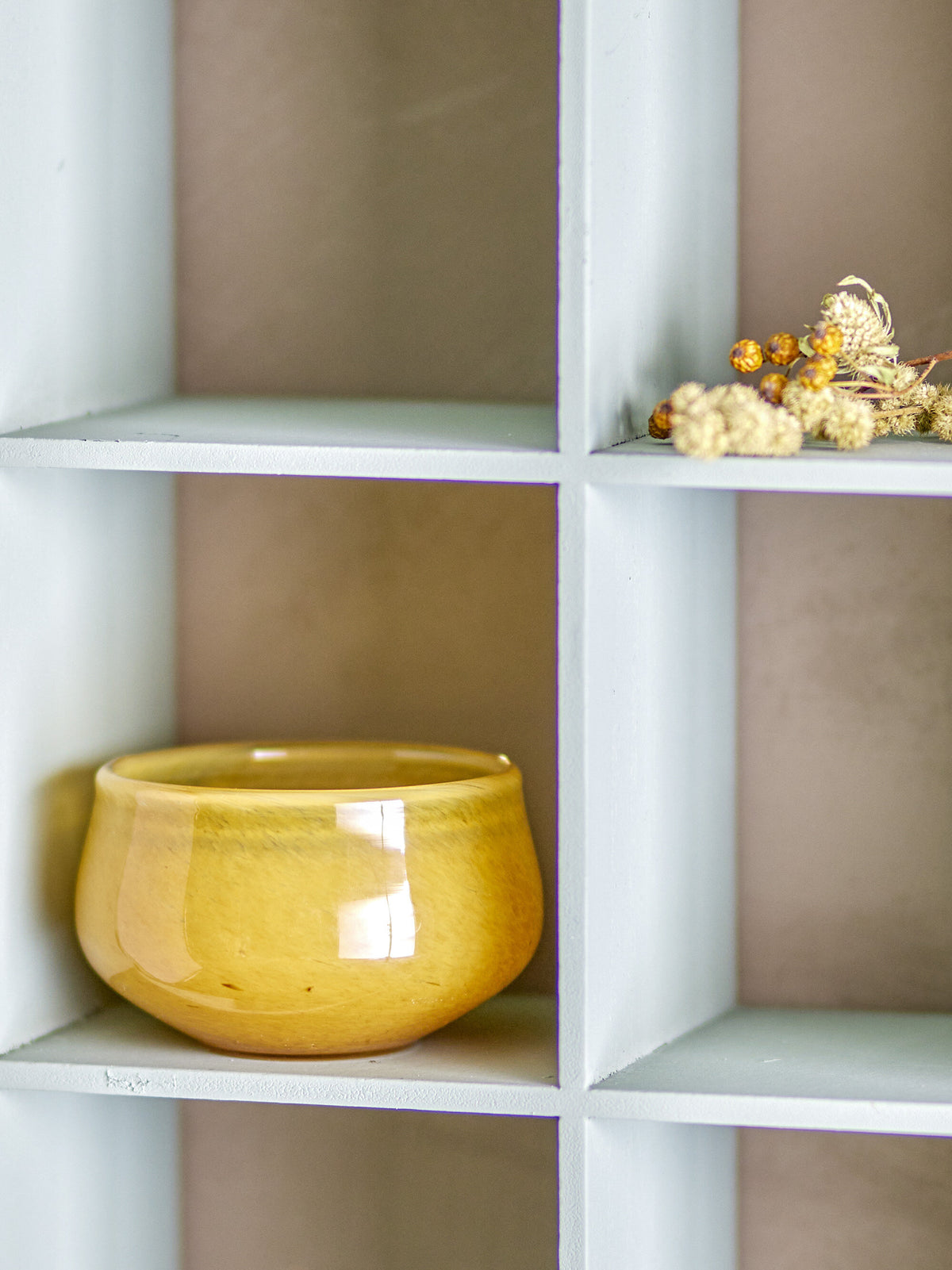 Jose Votive Verre Jaune - Bloomingville
