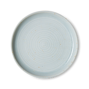 Assiette à dessert en porcelaine bleu 20x2,8cm Chef Ceramics - HKLIVING