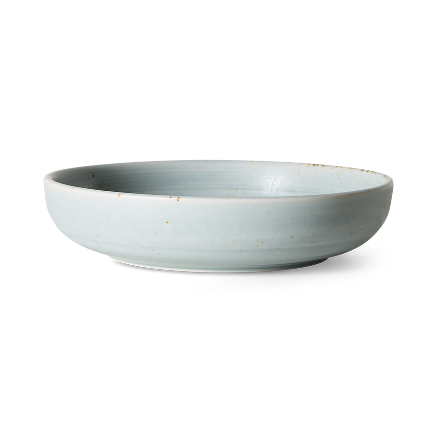 Piatto fondo in porcellana blu chiaro 21,5x4,8cm Chef Ceramics - HKLIVING