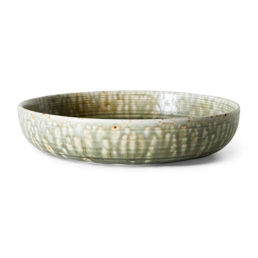 Piatto fondo in porcellana blu chiaro 21,5x4,8cm Chef Ceramics - HKLIVING