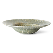 طبق معكرونة من البورسلان أخضر 28,5x5,8cm Chef Ceramics - HKliving