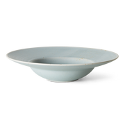 Plato para pasta de porcelana verde 28,5x5,8cm Chef Ceramics - HKliving