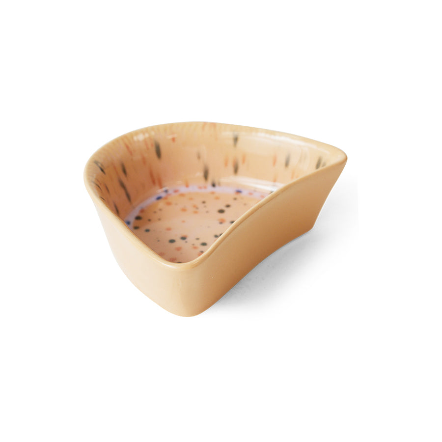 Cuenco de tapas en gres beige Shell Speckled - HKLIVING