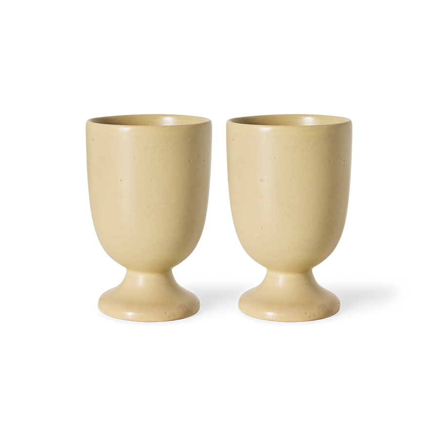 Set di 2 tazze in gres verde 7,3x11,3cm Farmhouse Ceramics - HKliving