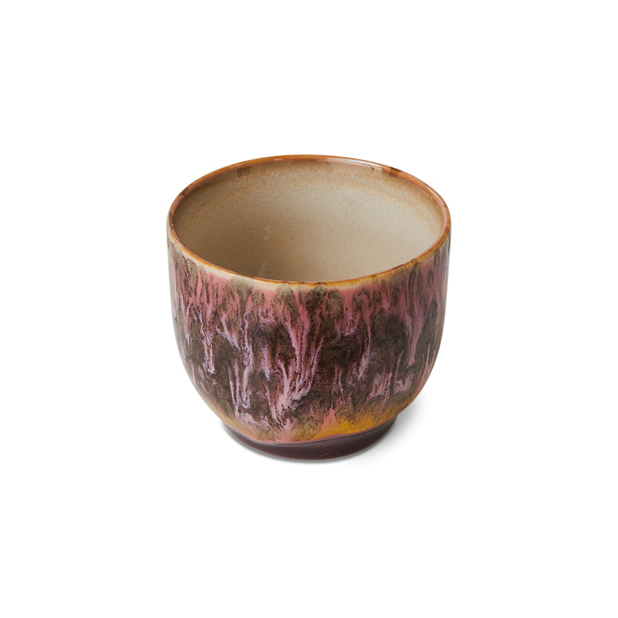 Kaffeetasse aus Steingut violett Blast - HKLIVING