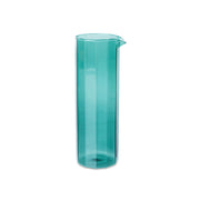 Carafe Sen verre bleu unlit Teal - HKLIVING