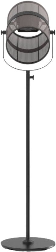 Lampadaire abat - jour taupe clair et pied charbon La Lampe Paris - Maiori - The Cool Republic