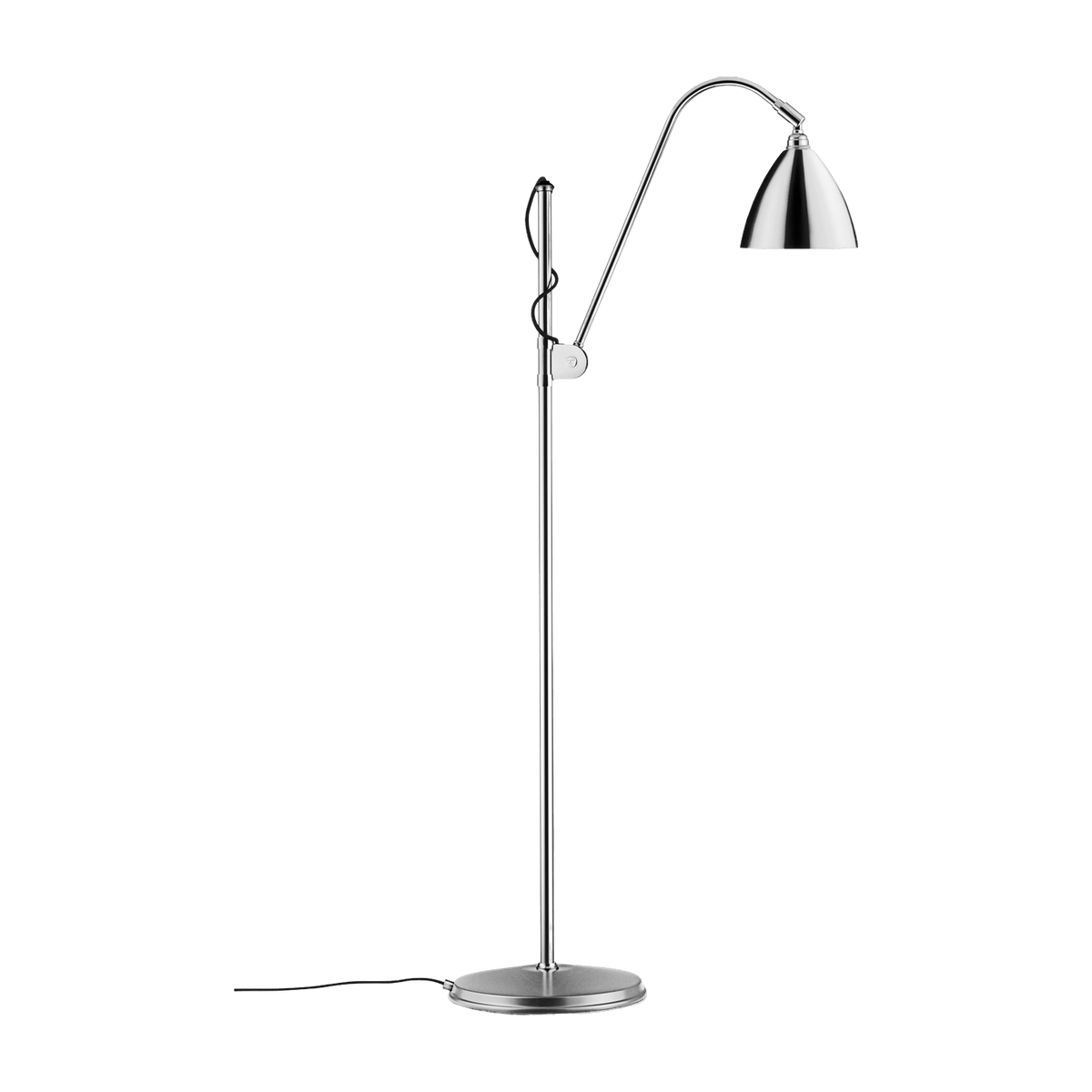 Silver plated brass floor lamp 16cm BL3 - Gubi - The Cool Republic