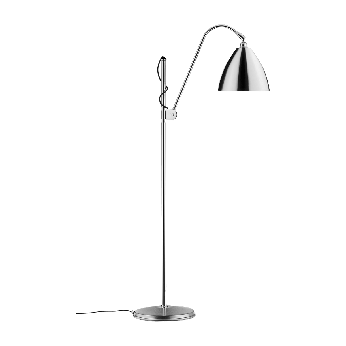 Lampadaire argenté en laiton 21 cm BL3 - Gubi - The Cool Republic