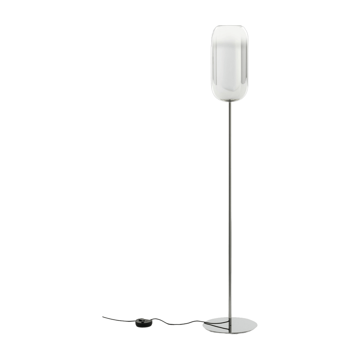 Lampadaire argenté Gople - Artemide - The Cool Republic