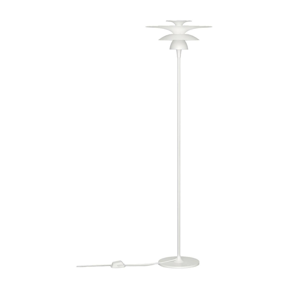 Lampadaire blanc 140cm Picasso - Belid - The Cool Republic