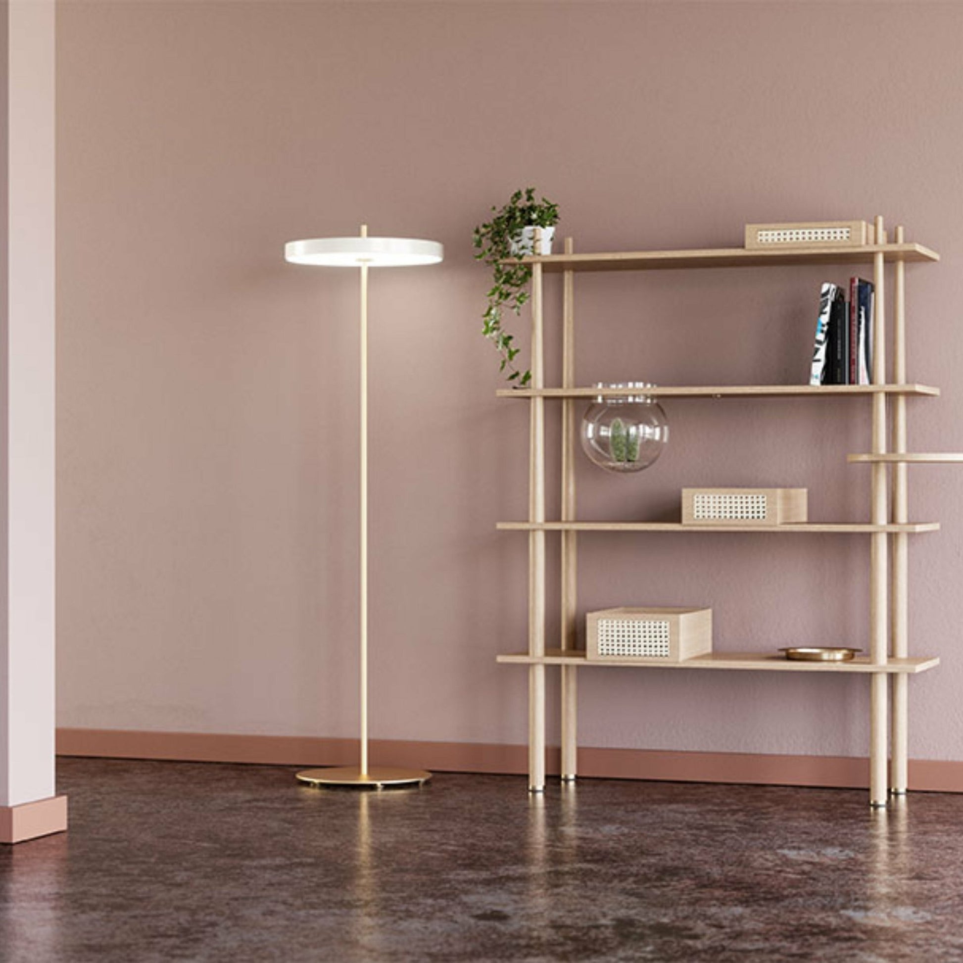 Lampadaire blanc Asteria - UMAGE - The Cool Republic