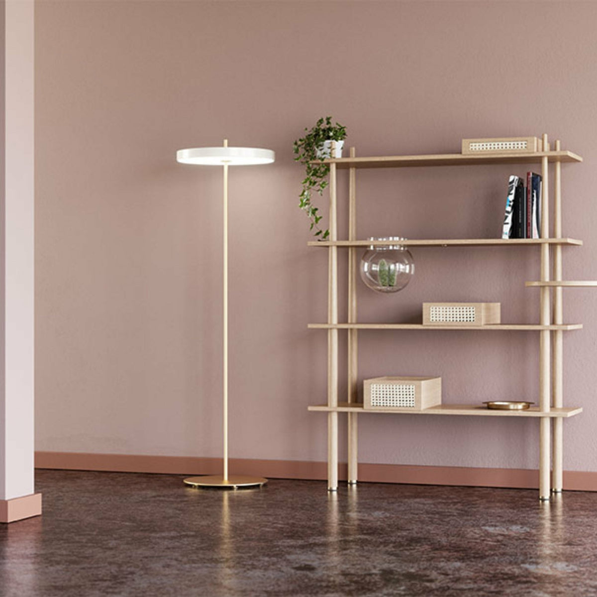 Lampadaire blanc Asteria - UMAGE - The Cool Republic
