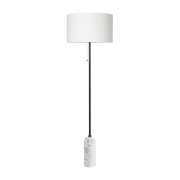 White floor lamp base in white marbre Gravity - Gubi - The Cool Republic