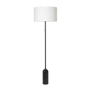 Lampadaire blanc base noir Gravity - Gubi - The Cool Republic