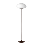 Lampadaire blanc base rouge foncé 150 cm Stemlite - Gubi - The Cool Republic