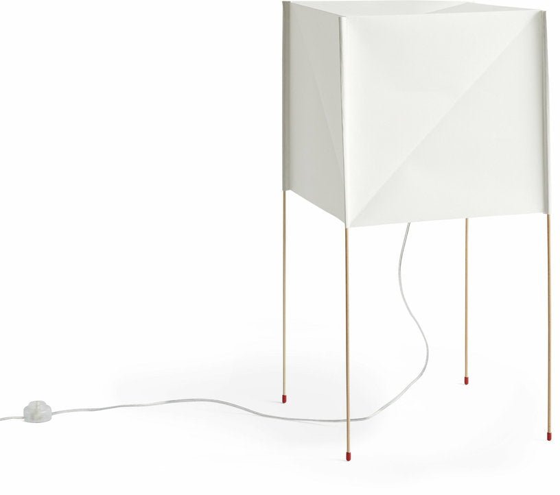 Lampadaire blanc en caoutchouc Paper Cube - HAY - The Cool Republic