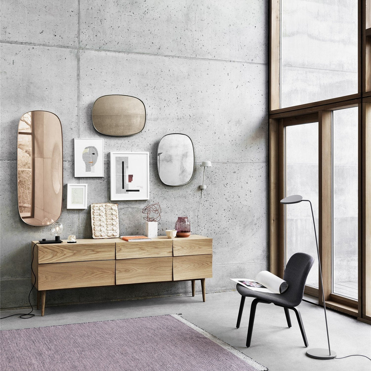 Lampadaire blanc Leaf - Muuto - The Cool Republic