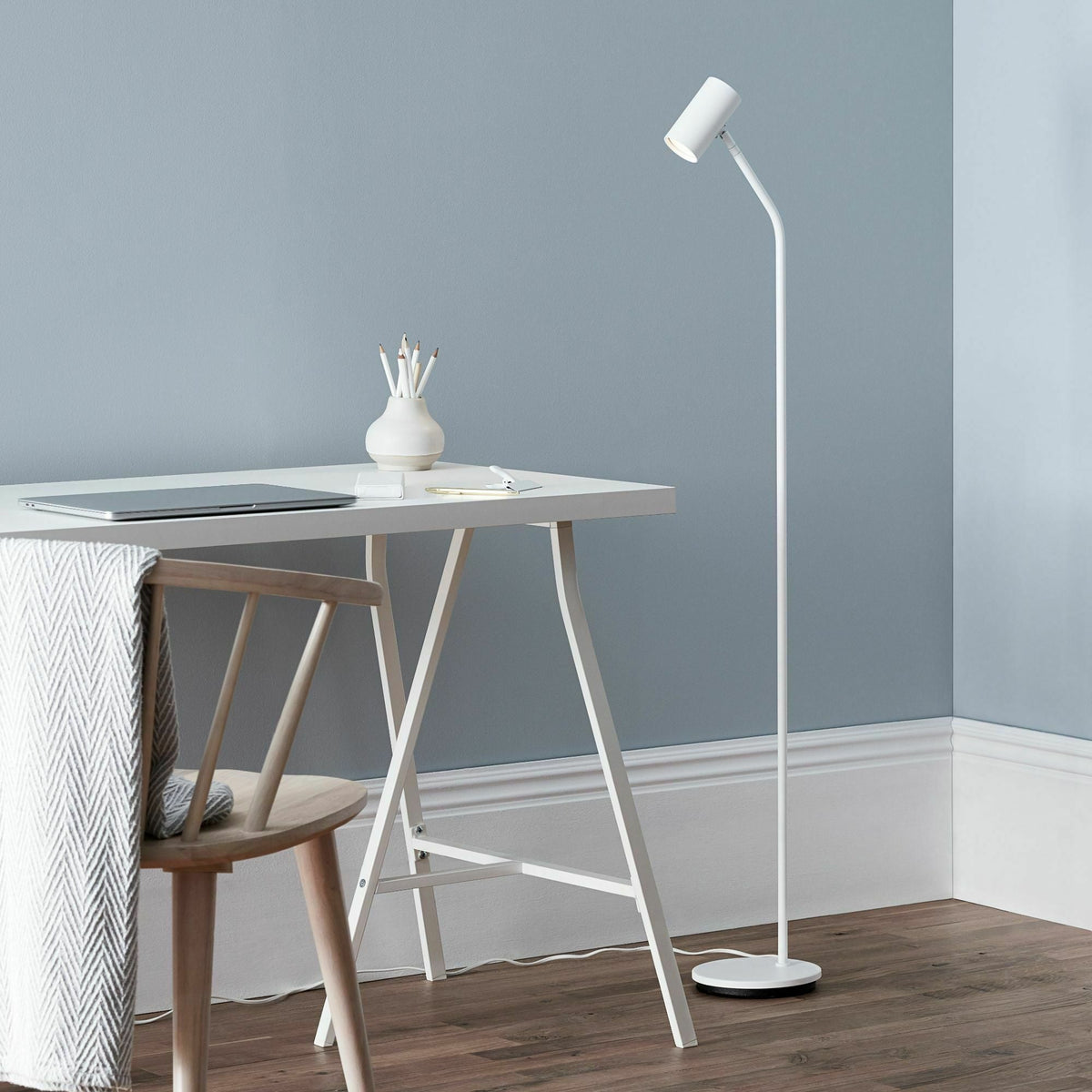 Lampadaire blanc Tyson - Belid - The Cool Republic