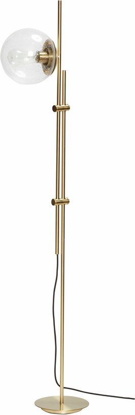 Lampadaire boule en laiton - Hübsch - The Cool Republic