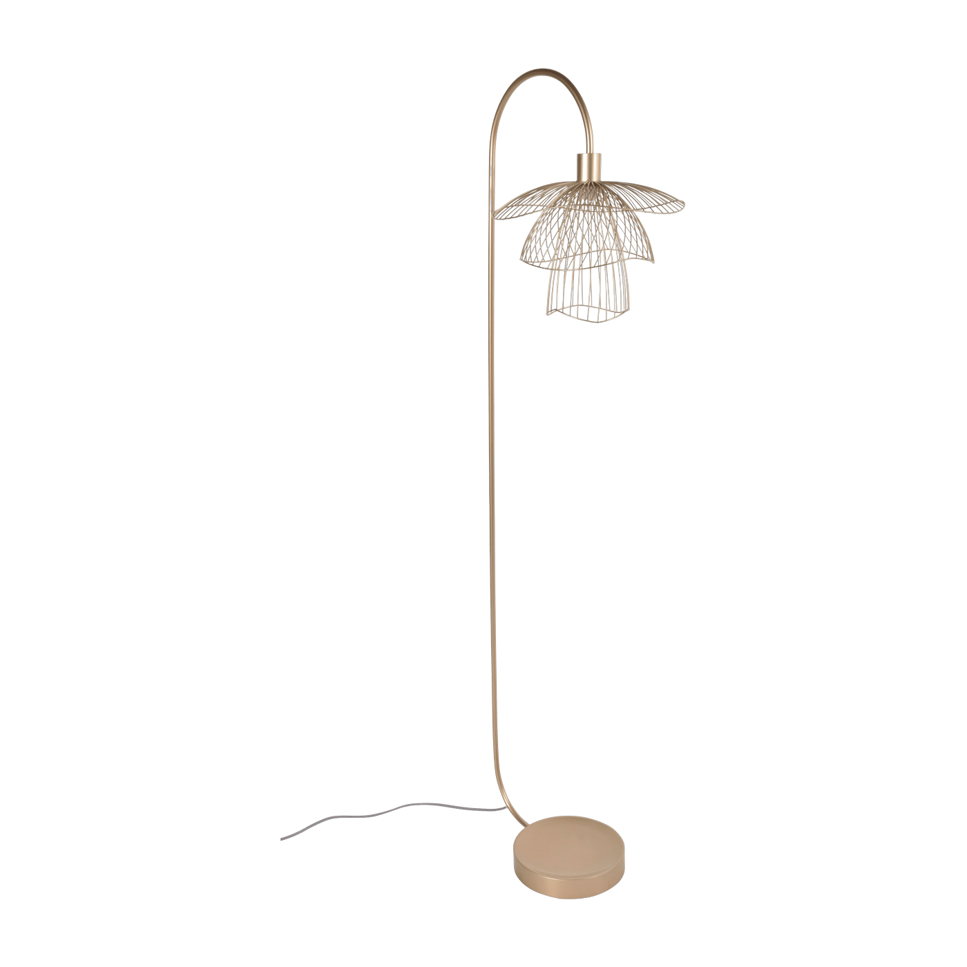Lampadaire champagne Papillon - Forestier - The Cool Republic