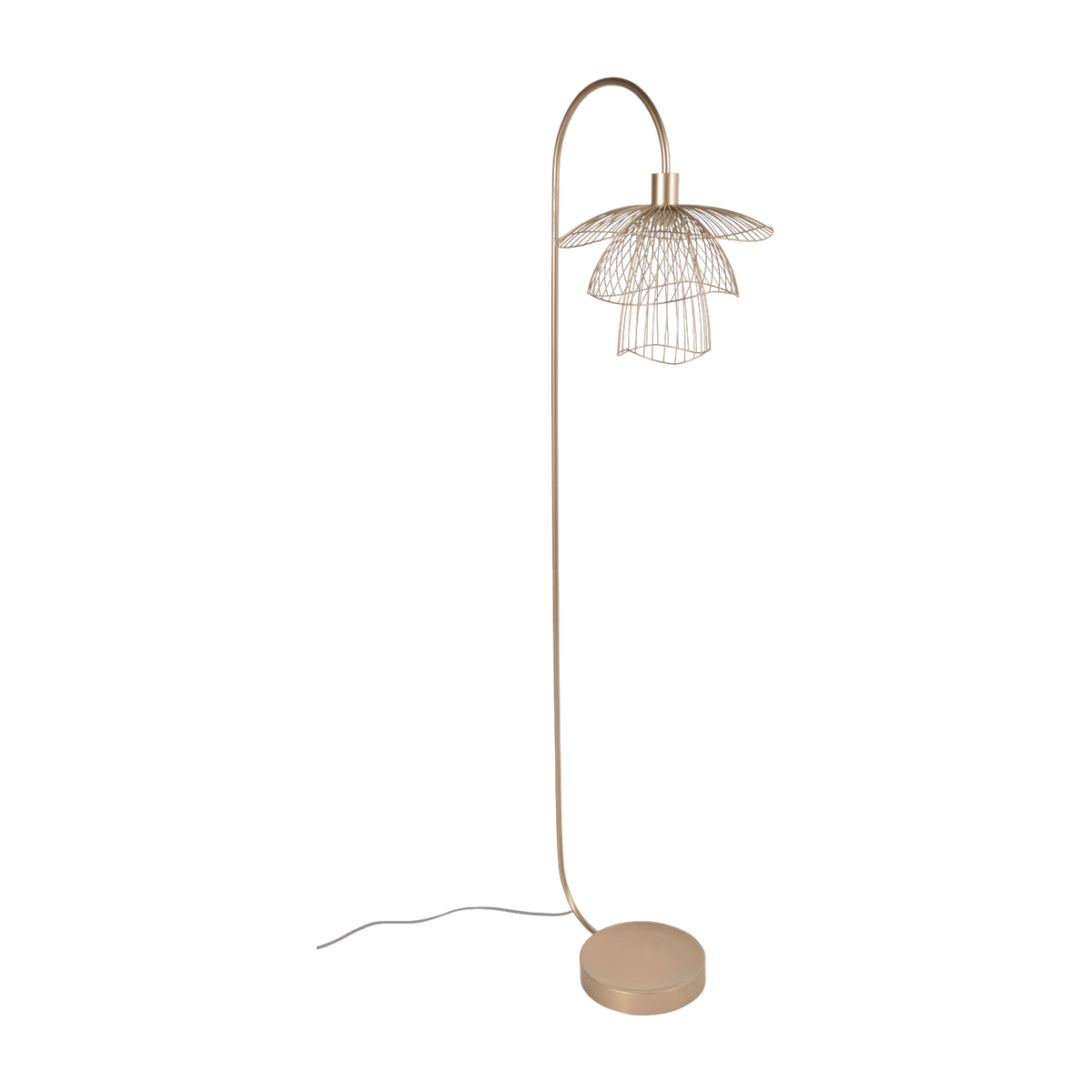 Lampadaire champagne Papillon - Forestier - The Cool Republic