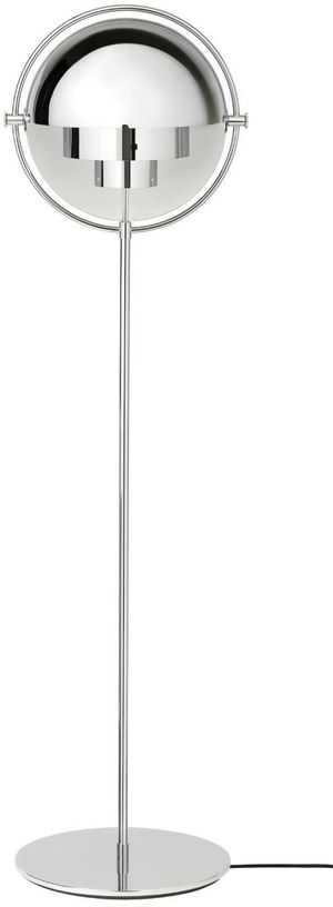 Lampadaire chromé Multi - Lite - Gubi - The Cool Republic