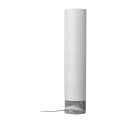 Cream floor lamp base in marbre grey 120 cm Unbound - Gubi - The Cool Republic