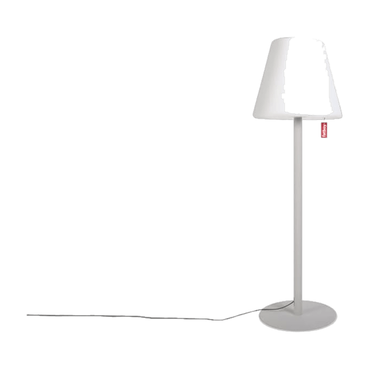 Lampadaire de jardin en métal gris clair 182cm Edison the Giant - Fatboy - The Cool Republic