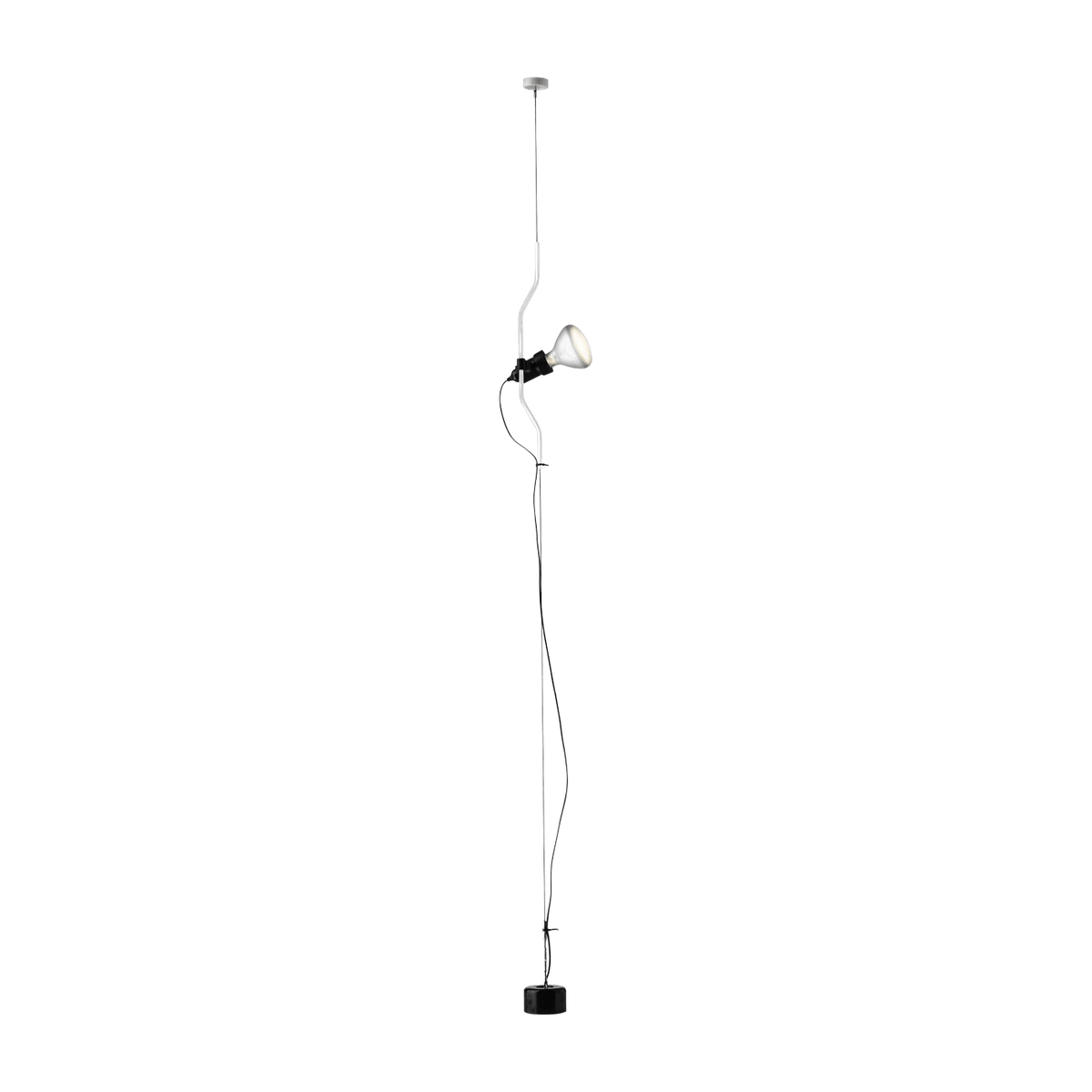 Lampadaire design blanc Parentesi dimmer - Flos - The Cool Republic