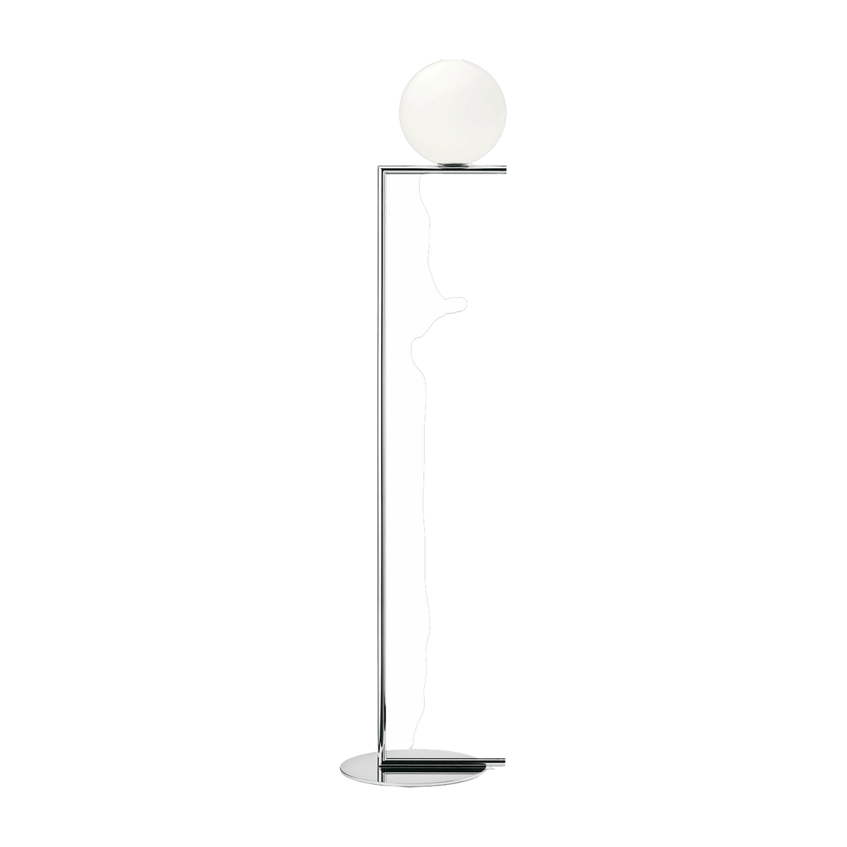 Lampadaire design en acier chromé 135 cm IC - Flos - The Cool Republic