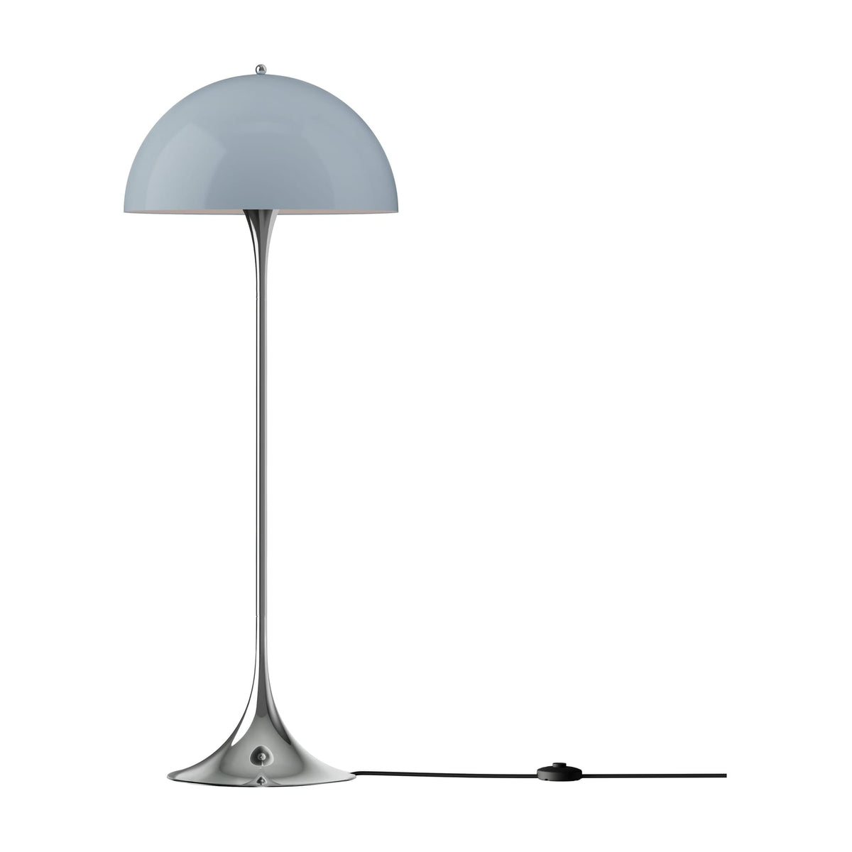 Lampadaire design en acrylique gris bleu 129cm Panthella - Louis Poulsen — vue 4
