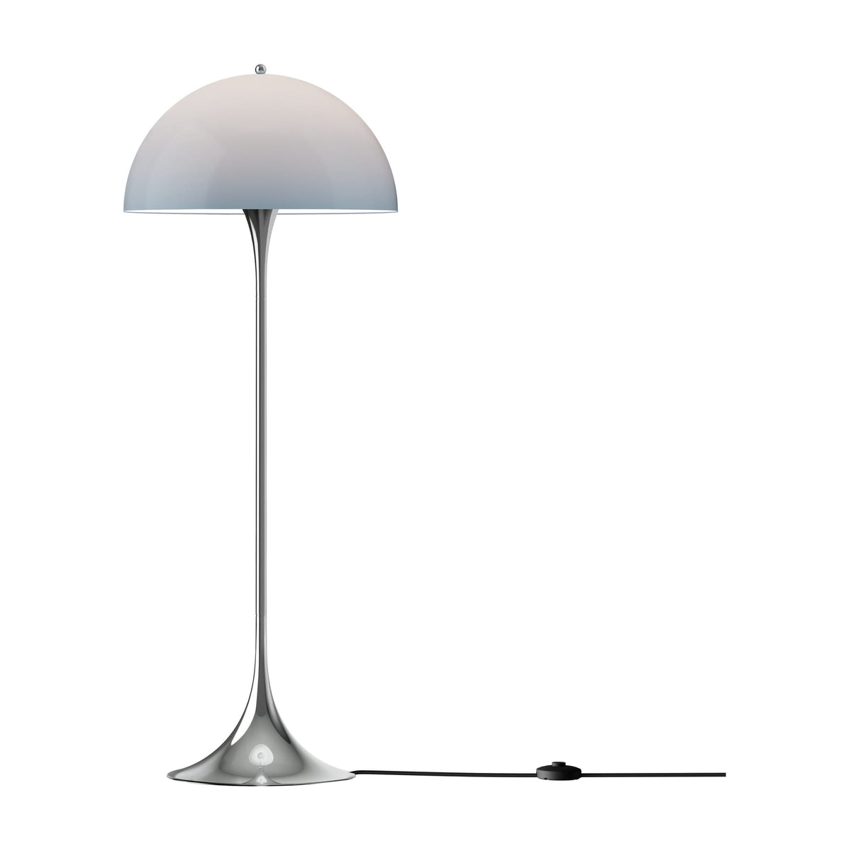 Lampadaire design en acrylique gris bleu 129cm Panthella - Louis Poulsen