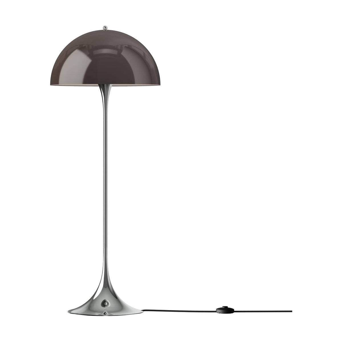 Lampadaire design en acrylique marron 129cm Panthella - Louis Poulsen — vue 4