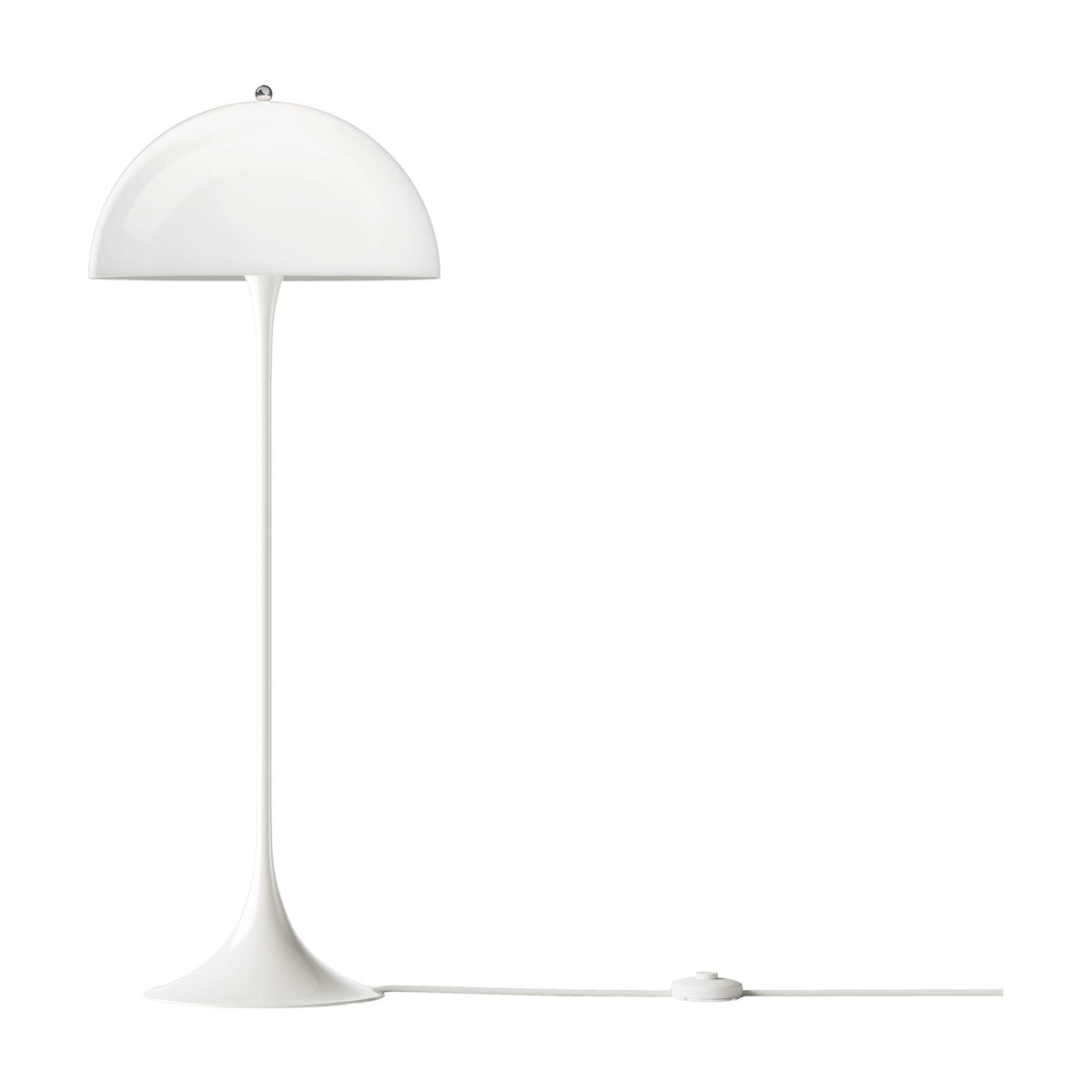 Lampadaire design en acrylique opalisé blanc 40x103,5cm Panthella - Louis Poulsen — vue 4