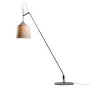 Lampadaire d'extérieur en acier et textile beige Jaima - Marset - The Cool Republic