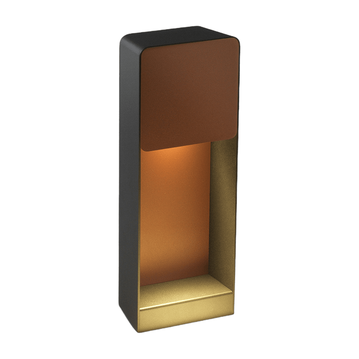 Lab B 35 outdoor gray and copper aluminum floor lamp - Marset - The Cool Republic