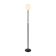 Lampadaire dimmable en acier noir et laiton 170 cm Poise - Tala - The Cool Republic