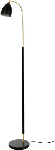 Lampadaire dimmable en laiton et métal noir Deluxe - Belid - The Cool Republic