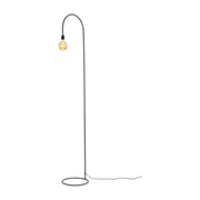 Black floor lamp with circular base 217 cm A. Sciortino - Serax - The Cool Republic