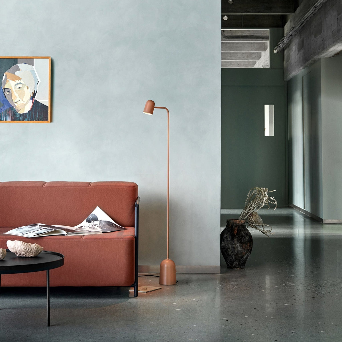 Lampadaire en acier blanc Buddy - Northern - The Cool Republic
