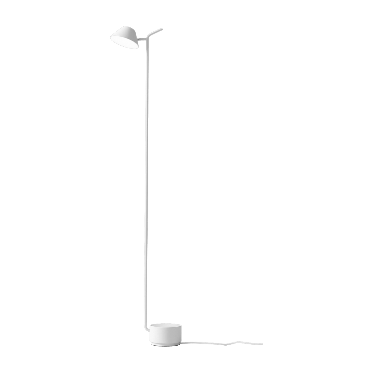 Lampadaire en acier blanc Peek - Audo - The Cool Republic
