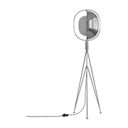 Lampadaire en acier chromé 40x39x140cm Pearl - 101 COPENHAGEN - The Cool Republic