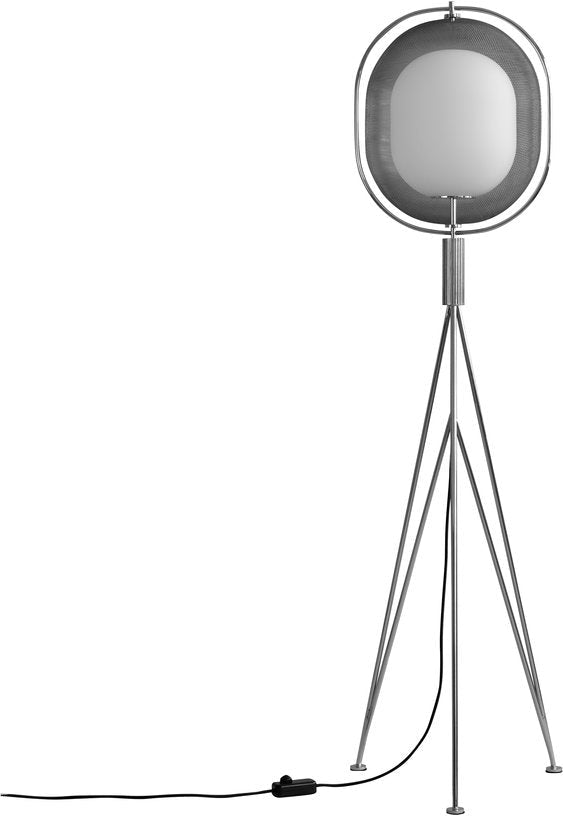 Lampadaire en acier chromé 40x39x140cm Pearl - 101 COPENHAGEN - The Cool Republic