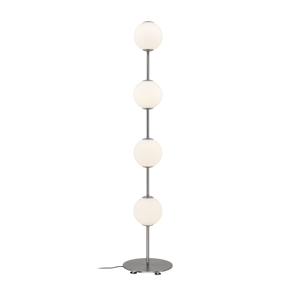 Lampadaire en acier et verre soufflé opalin 30x128cm Audrey - Umage - The Cool Republic