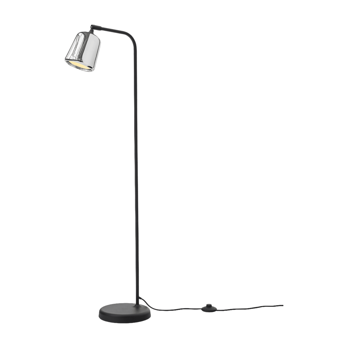 Lampadaire en acier inoxydable 125 cm Material - New Works - The Cool Republic