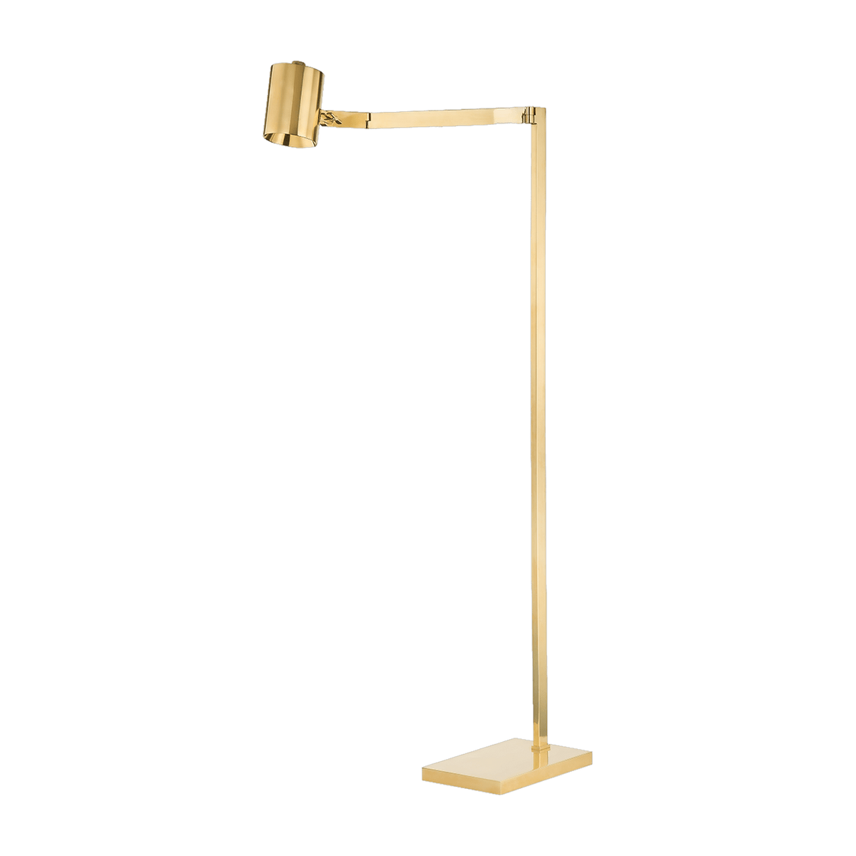 Lampadaire en acier laiton vieilli 63x18x138cm Highgrove - Hudson Valley Lighting - The Cool Republic