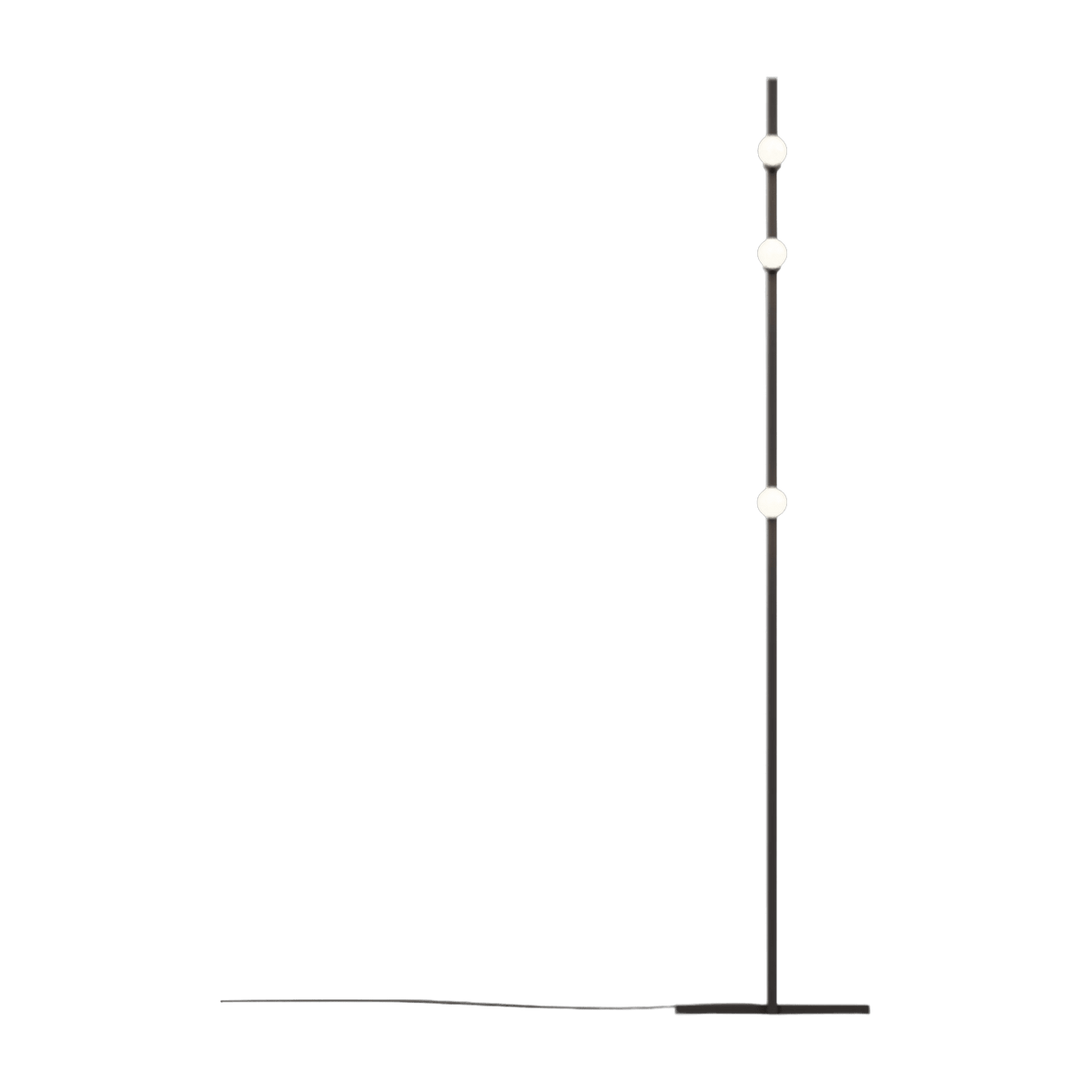 Lampadaire en acier noir Dot - Lambert & Fils - The Cool Republic